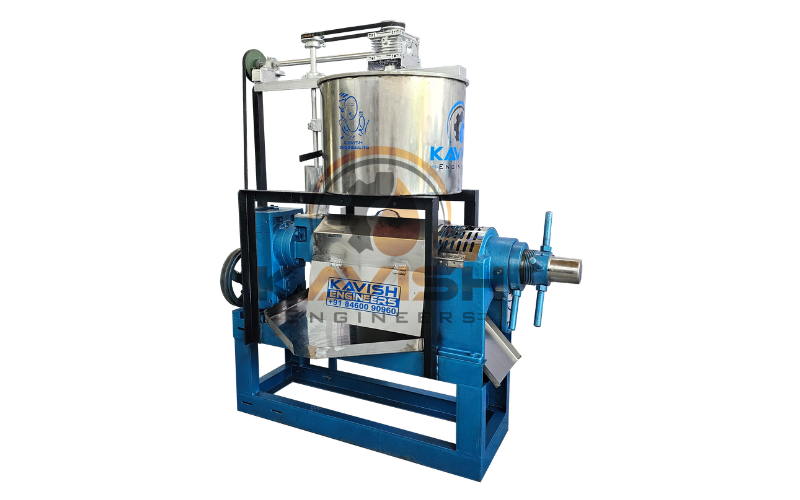 Kettle-Based Cold Press Oil Machine — Kavish Engineers Rajkot